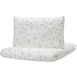 IKEA Guldvävare 1 Örngott 110x125 35x55 cm Påslakan Rosa, Vit (125x110cm)