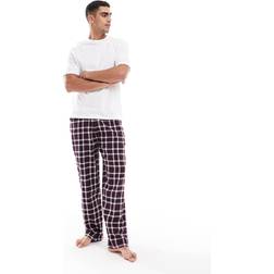 River Island Check Pyjama Set - Red