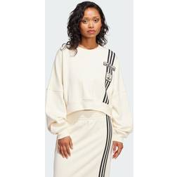 adidas Adibreak Cropped Sweatshirt - White