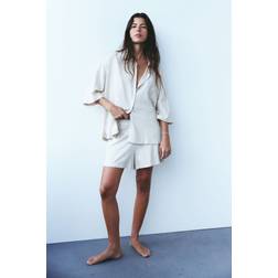 H&M Hørblanding Natsæt - Beige