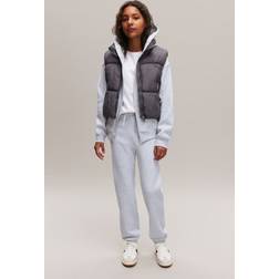 H&M Flicka Sweatshirtjoggers - Ljusgråmelerad