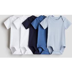 H&M Baby Body 5-Pak - Blå