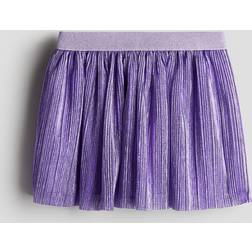 H&M Metallic Shimmering Skirt - Purple