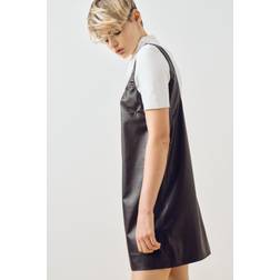 H&M Minikleid Mit Krokomuster - Braun