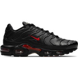 NIKE Air Max Plus Premium M - Black/Metallic Gold/University Red