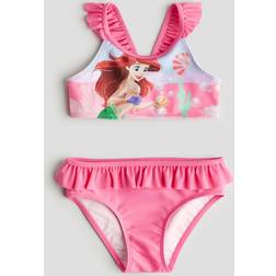 H&M Painokuvalliset Röyhelöbikinit - Pinkki