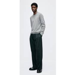 H&M Slim Fit Fine-knit Jumper - Grey