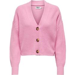 Only Onlcarol Strickjacke - Rosa