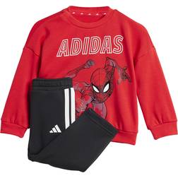adidas Spider-Man Jogger Set Kids - Pure Ruby/White