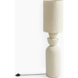 H&M Papier-Mâché White Floor Lamp