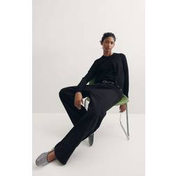 H&M Finstrikket Cardigan - Sort