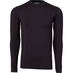 Magellan Outdoors Men's Thermal Stretch Long Sleeve Baselayer Top - Black