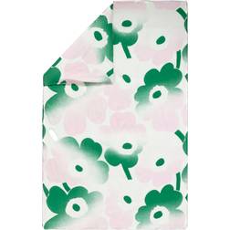 Marimekko Unikko Häivähdys Påslakan Grön, Rosa, Beige (210x150cm)