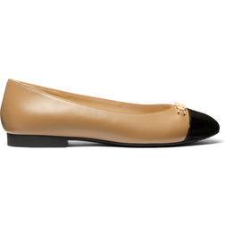 Michael Kors Rebecca Flex Leather Ballet Flat - Natural