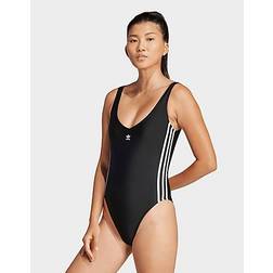 adidas Adicolor 3-Stripes Baddräkt Med Tre Ränder - Black