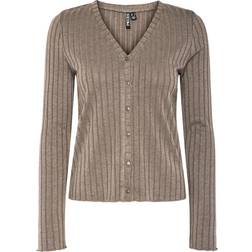 Pieces Pciris Cardigan - Brun-Meleret