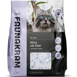 Faunakram Silica Cat Litter with Lavender Scent 7.6L