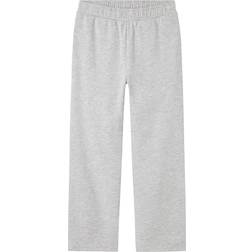 Name It Mille Straight Sweatpants - Light Grey Melange