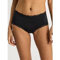 Lindex Regular waist trosa med spets