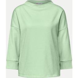 Street One Shirt mit Struktur - Gleam Green Mel