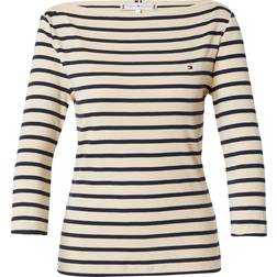 Tommy Hilfiger New Cody Shirt - Lichtbeige/Marine