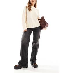 Pull&Bear Jeans Med Raka Ben - Svart