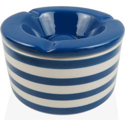 Versa Blue Navy Dolomite Ashtray 11.2 x 6.2 x 11.2 cm