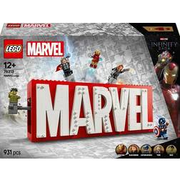 LEGO Marvel Logotyp Och Minifigurer 76313