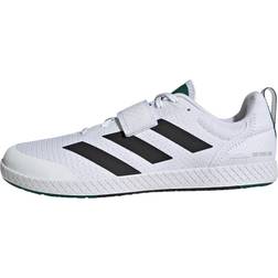 adidas The Total Tyngdlyftningsskorna - Cloud White/Core Black/Collegiate Green