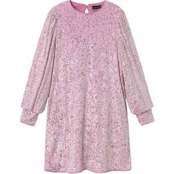 LMTD Sequins Dress - Lilac Snow (13236633)