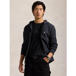 Polo Ralph Lauren Double Knitted Full-Zip Hoodie - Black Marl Heather