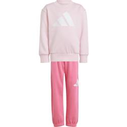 adidas Essentials Joggers Set Kids - Clear Pink/White
