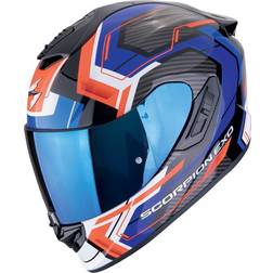 Scorpion Exo-1400 Evo II Air Linart - Schwarz/Blau/Rot/Weiß