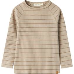 Name It Slim Fit Top Med Lange Ærmer - Pure Cashmere