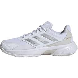 adidas Courtjam Control 3 Clay Tennissko - Cloud White/Silver Metallic/Grey One