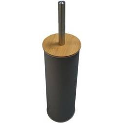 Versa Black Metal Bamboo Toilet Brush 38.4 cm