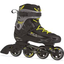 Fila Skates Patines Houdini Negro Gris Lima Ruedas 4x80mm 3x90mm