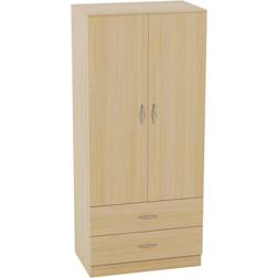 17 Stories Maybery 2 Door 2 Drawer Wardrobe
