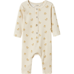 Lil'Atelier Baby Long Sleeved Jumpsuit - Turtledove