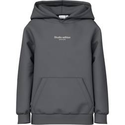 Name It Brody Sweatshirt - Donkergrijs/Wit