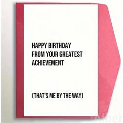 Shein Humorous Happy Birthday Greeting Card
