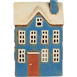 Ib Laursen Lyshus Nyhavn Brun/Blå Julepynt 20.5cm