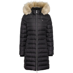 Tommy Hilfiger Imitation Fur Hood Down Jacket - Black