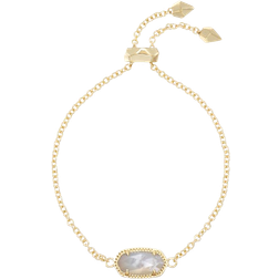 Kendra Scott Elaina Adjustable Chain Bracelet - Gold/White