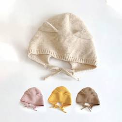 Shein Cat Ear Knit Beanie - Plain Color