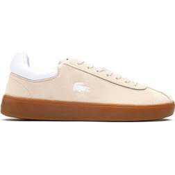 Lacoste Baseshot Suede Sneakers - 40f Beige/Gum