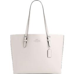 Coach Mollie Tote Bag - Novelty Leather/Silver/Chalk
