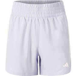 adidas Pacer Training Woven High-Rise Shorts - Lilac
