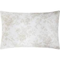 Laura Ashley Walled Garden Pillow Case Beige, Grey (75x50cm)