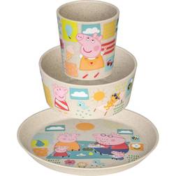 Koziol Connect Childrens Peppa Pig Dinnerware Set 3pcs